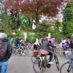 Fahrradkorso Kundgebung erster Mai Grunewald Berlin