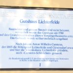Gedenktafel Gutshaus Lichterfelde