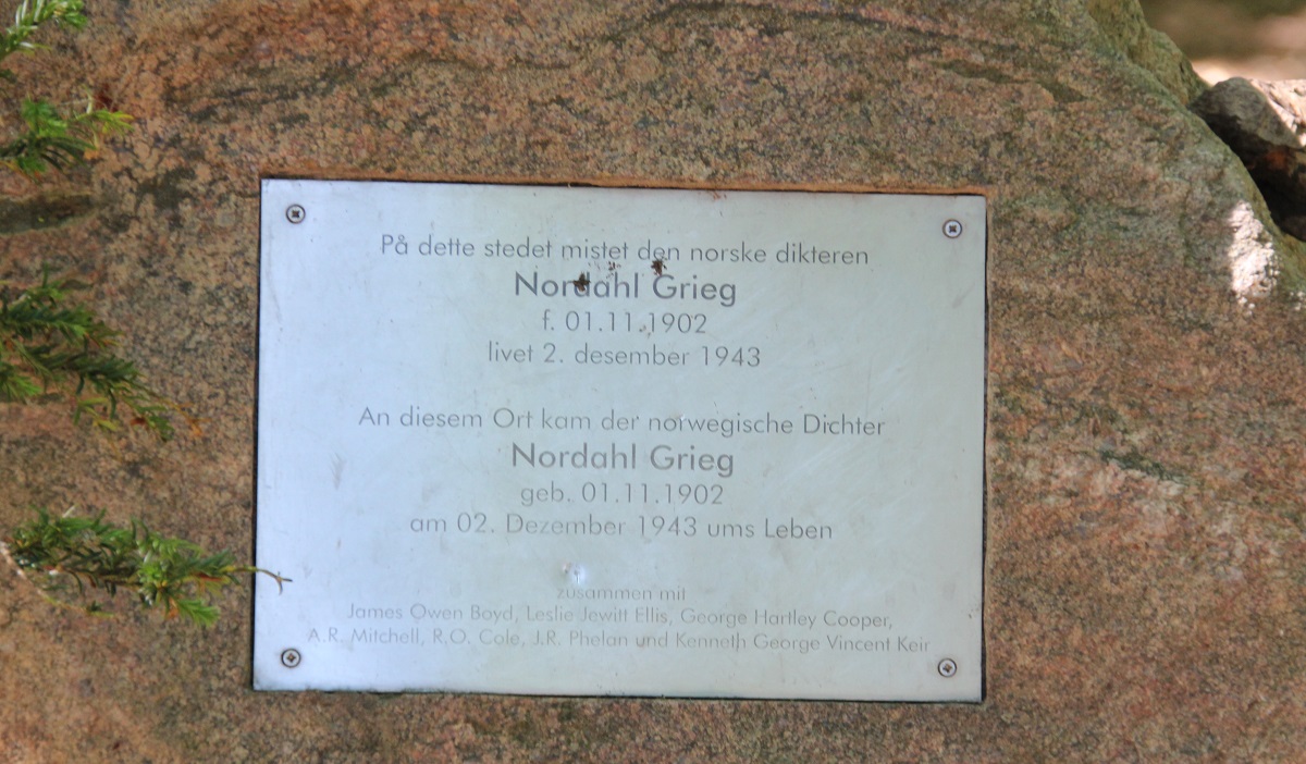 Gedenktafel Nordahl Grieg