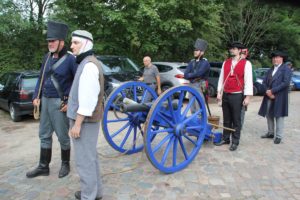 Siegesfest Großbeeren 2022 Schlachtaufzug Kanonen