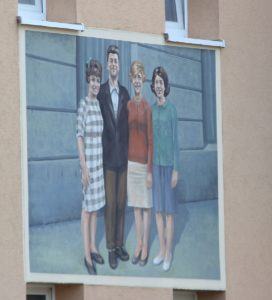 Bilder Stadtarchiv Illusionsmalerei Neue Wohnstadt Teltow 60er