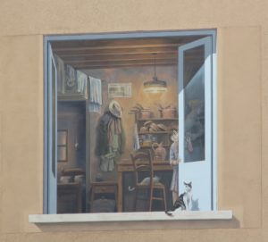 Bilder Stadtarchiv Illusionsmalerei Neue Wohnstadt Teltow Arbeiterhaushalt