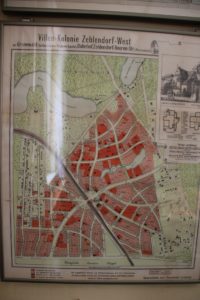 Villenkolonie Karte Heimatmuseum Zehlendorf