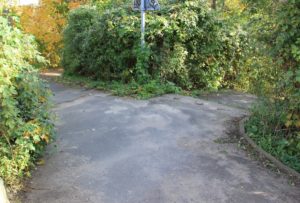 Wege auf dem Trümmerberg Lichterfelde