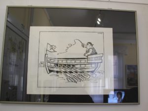 Karikatur Sowjetunion Oskar Heimatmuseum Zehlendorf