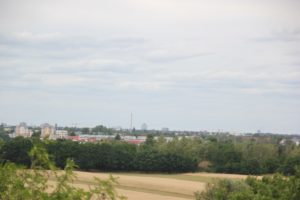 Blick nach Berlin Kirchturm Ruhlsdorf