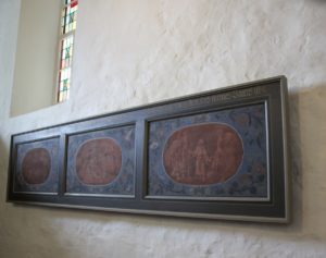 Kunst und bunte Fenster Kirche Ruhlsdorf