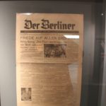 Schlagzeilen Kriegsende Alliierten-Museum