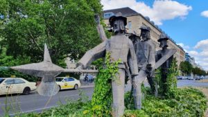 Sieben Schwaben Skulptur Hohenzollerndamm Fehrbelliner Platz