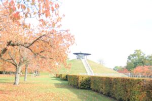 Gedenkstätte Lilienthal-Park Lichterfelde Herbst