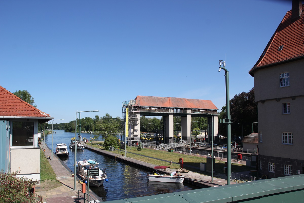 Schleuse Kleinmachnow am Teltowkanal