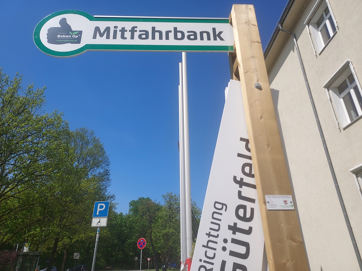 Mitfahrbänke in Stahnsdorf