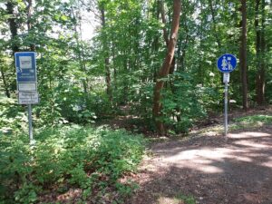 Weg entlang Berlin Nikolassee