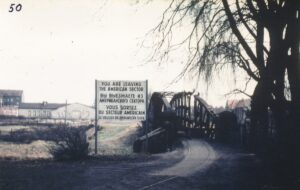Teltow Werft Brücke nach 45