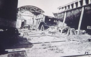 Teltow-Werft Schiffsreparatur alt