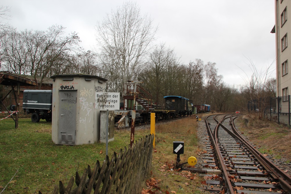 Bahnhof Schönow Bahnschiene Zehlendorfer Eisenbahn