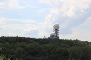 Blick zum Teufelsberg Drachenberg Grunewald Berlin