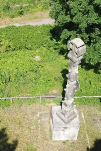 Vogelperspektive Jaczo Denkmal Schildhorn © J. U. Schulze Buschoff
