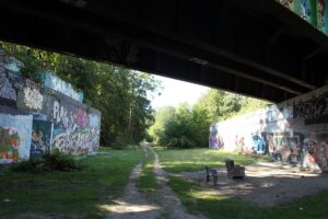 Stammbahnbrücke Kleinmachnow Schattenplatz