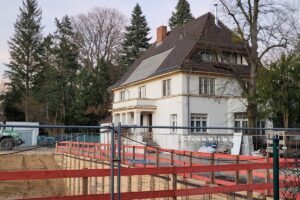 Ehemalige Spionage-Villa Zehlendorf Sven-Hedin-Straße Baustelle