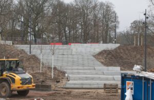 Treppen Zur Borussia im Bau Borussia Moment Sandwerder Berlin-Wannsee