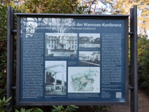 Infotafel Haus der Wannseekonferenz