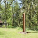 Kunstwerk Pfosten Alte Schmiede Südwestfriedhof