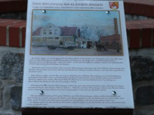 Infotafel Brunnen Güterfelde