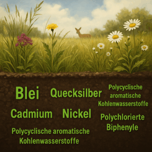 Giftstoff im Boden der Rieselfelder Querschnitt