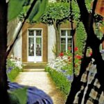 Max Liebermann im Garten seiner Villa